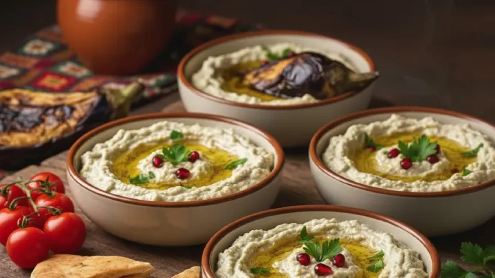 Calculate perfect portions of authentic Baba Ganoush. Master the Middle East's iconic smoky, creamy eggplant dip with tahini and lemon!