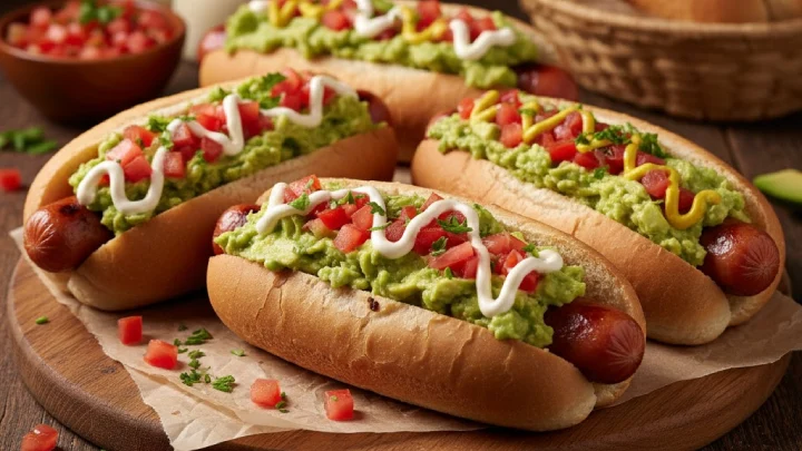 Calculate perfect portions of authentic Completo. Master Chile's iconic street food hot dog piled high with tomatoes, avocado, sauerkraut, and mayo!