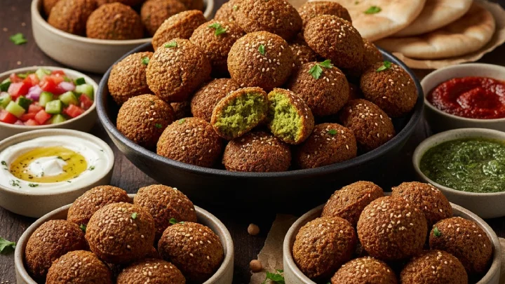 Calculate perfect portions of authentic Falafel. Master these crispy-outside, fluffy-inside Middle Eastern fritters with herbs, spices, and vibrant flavors!