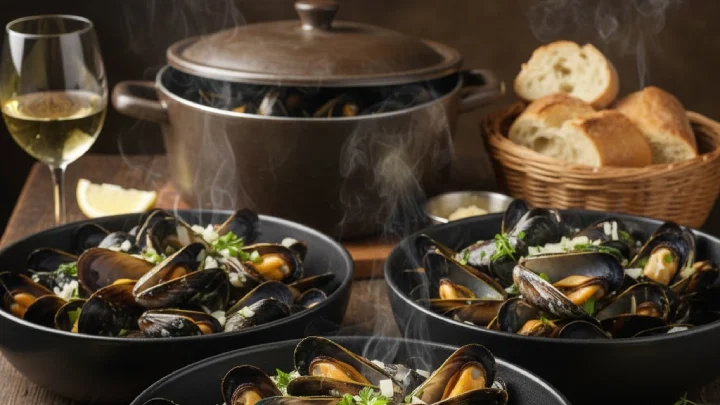 Calculate perfect portions of authentic Moules Marinières. Bring the flavors of French coastal cuisine to your table with this elegant mussel dish!